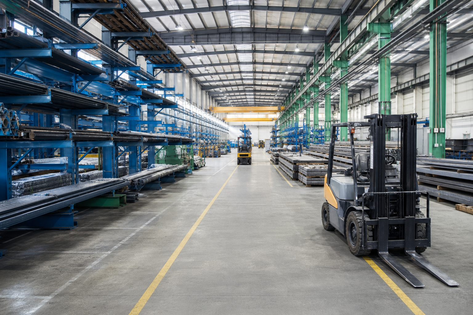 Vanya Traders warehouse facility with organised industrial storage