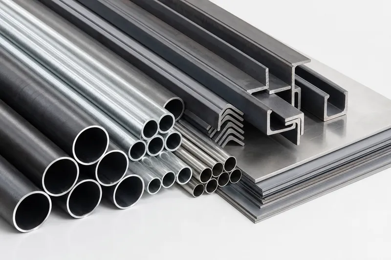 Steel pipes, metal angles, channels and sheets — MS, GI and SS pipe supplier